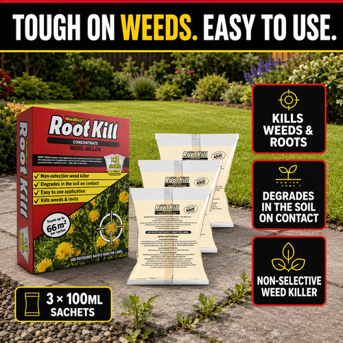 Root kill weedkiller - root, x